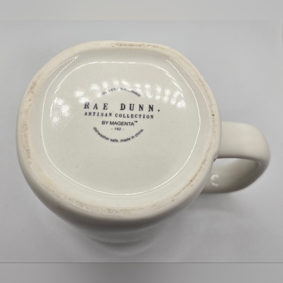 Military Mom Mug Coffee Cup Rae Dunn Artisan Collection By Magenta White EUC - Picture 6 of 6